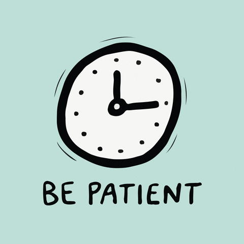 Tu dois être patient pour gagner de l'argent en ligne